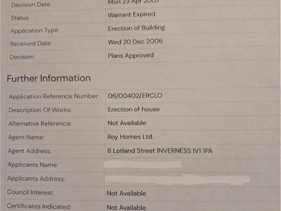 Planning Application